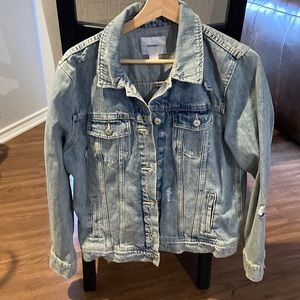 Distressed Jean Jacket
